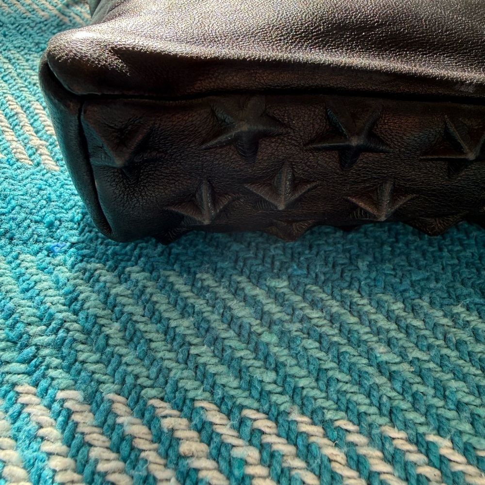 All Saints Black Star-Studded Crossbody Bag - Picture 5 of 16